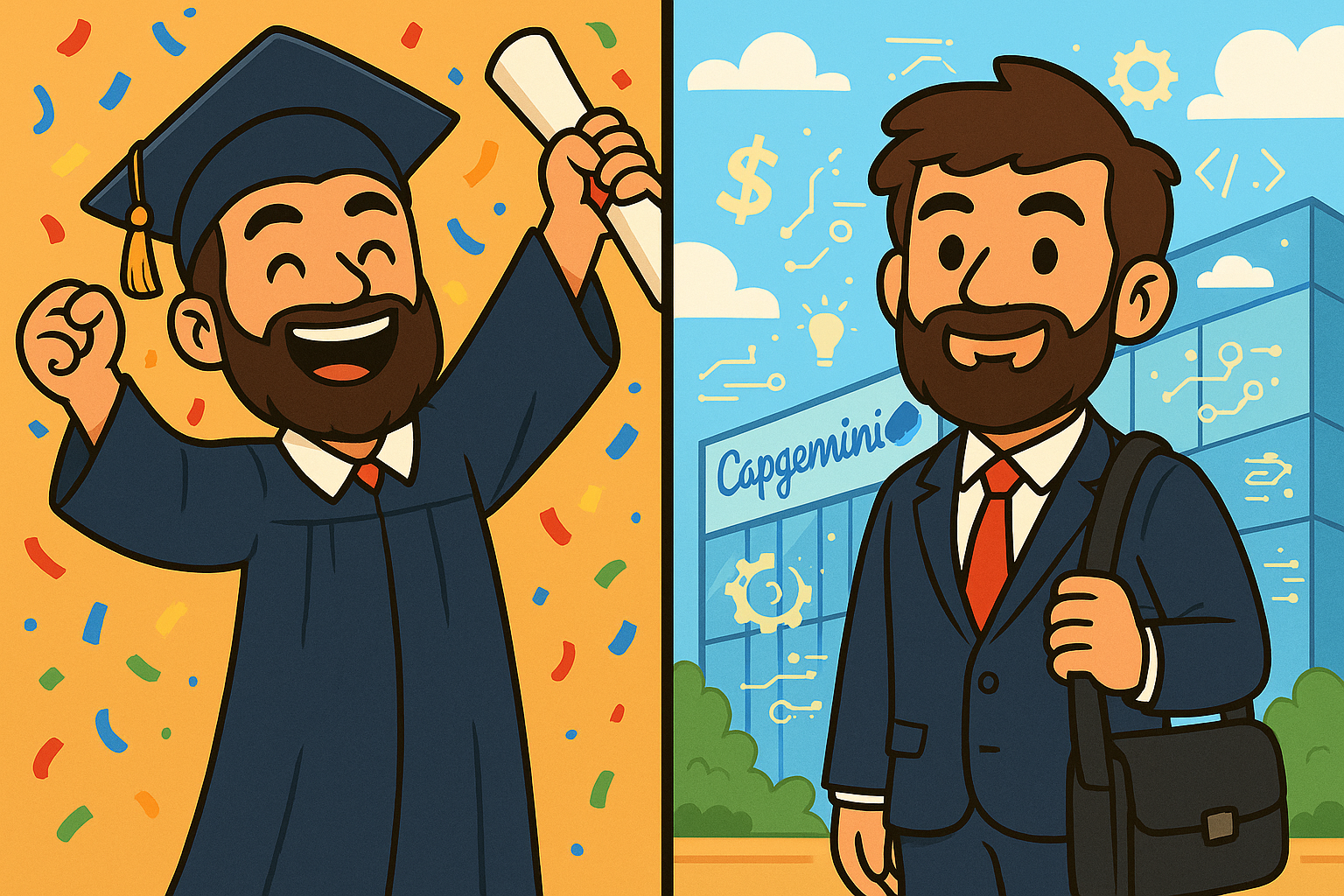 Graduated and landed a job at Capgemini